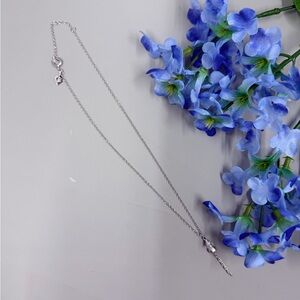 Sarah Coventry Signed Vintage Dainty Mouse Silver Necklace